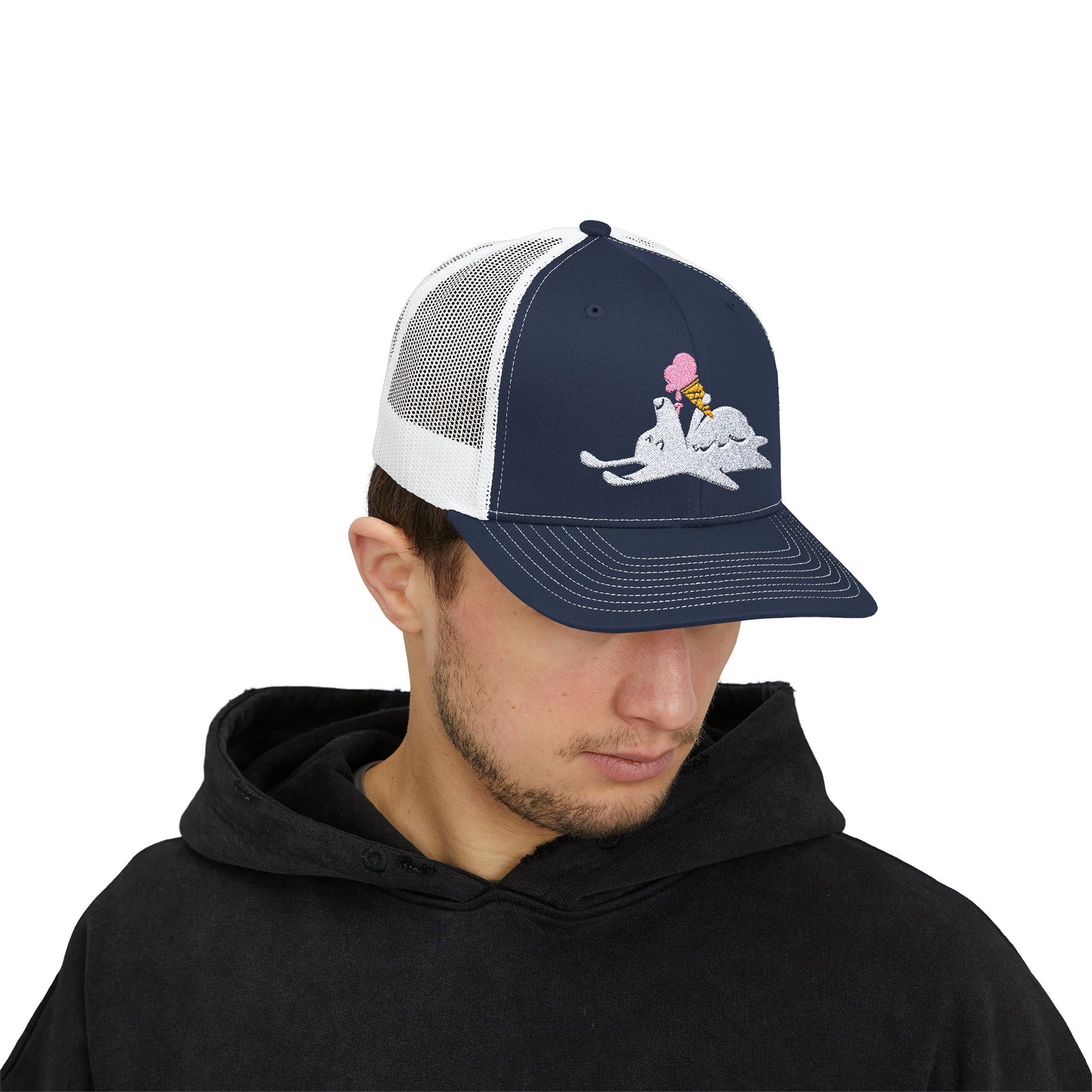 Icecream Pooch Snapback Trucker Cap