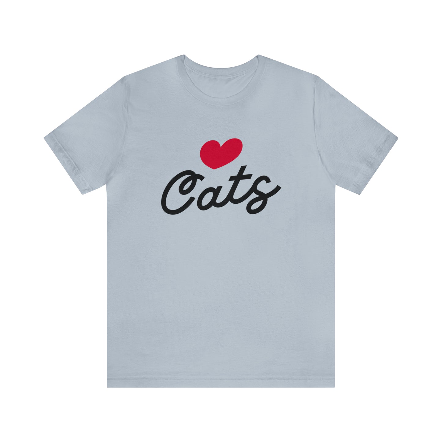 Love Cats Script Women's Graphic Tee