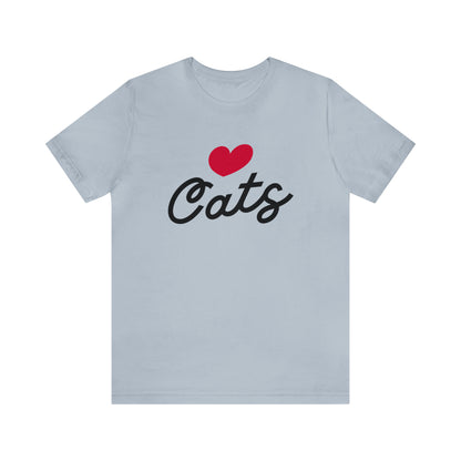 Love Cats Script Women's Graphic Tee