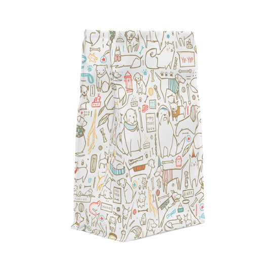 Playful Dogs Polyester Lunch Bag