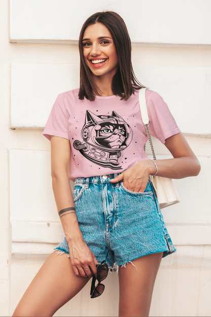 Space Cat Women's Graphic Tee