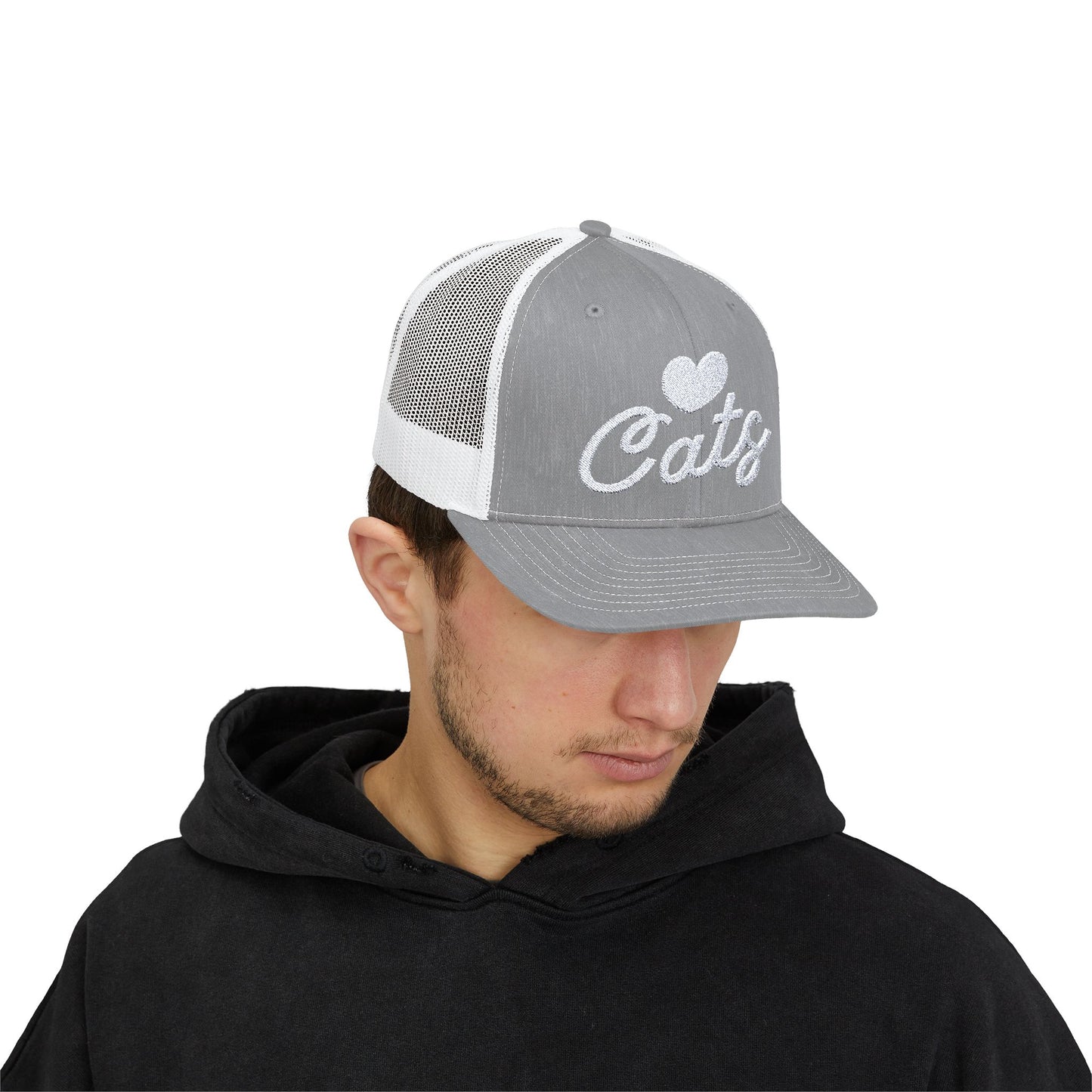 Love Cats Snapback Trucker Cap