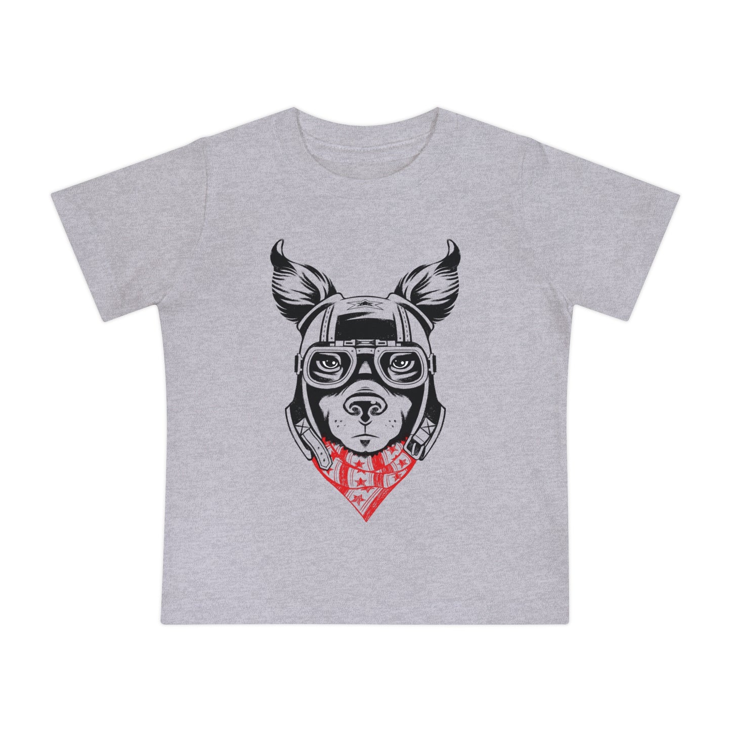 Motorcycle Dog Baby Graphic Tee