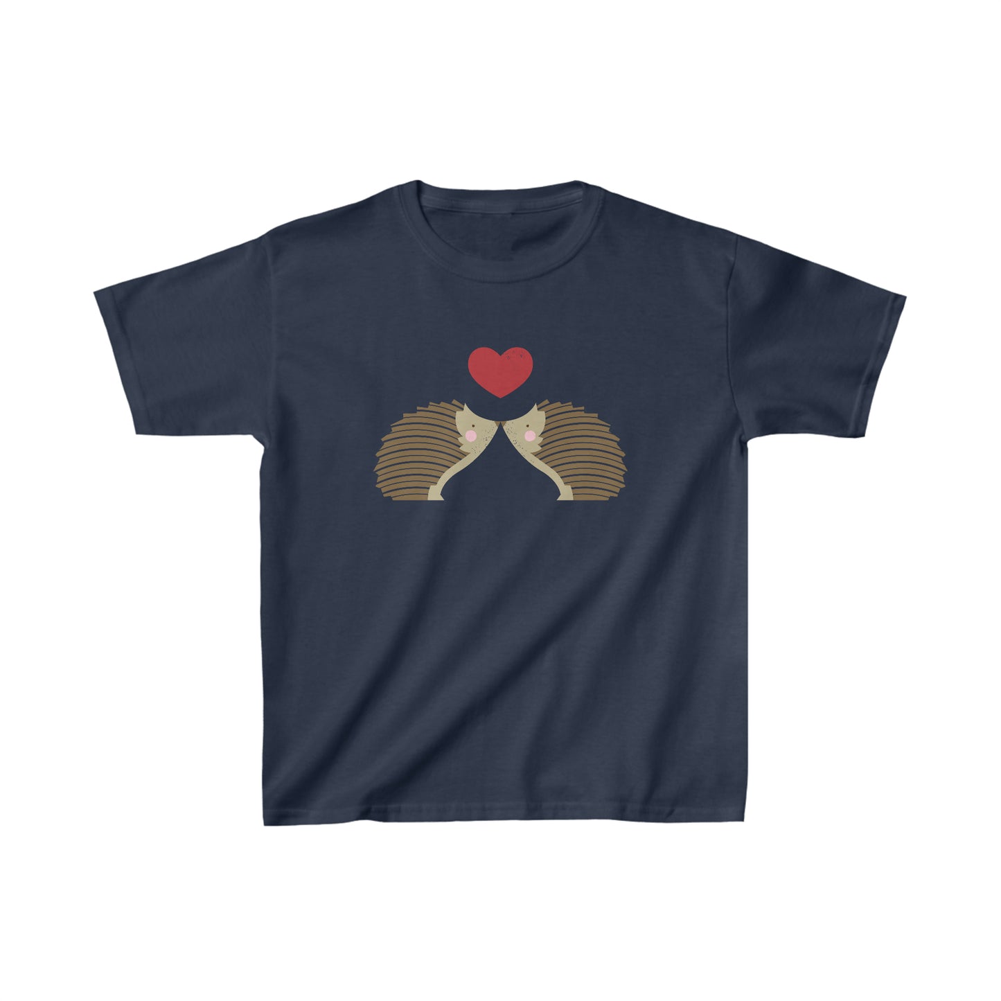 Hedgehog Love Kid's Heavy Cotton Tee