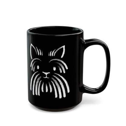 Dog BF#10 15oz Black Mug