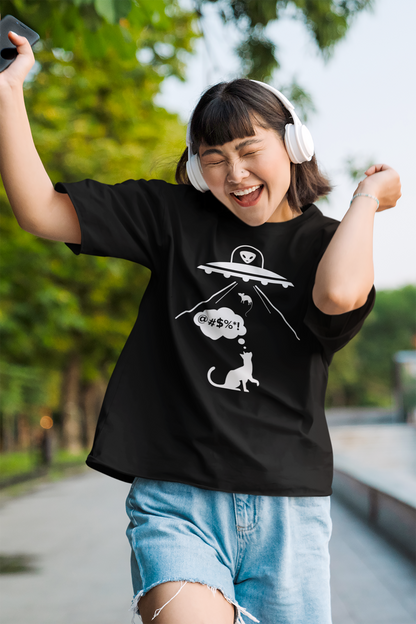 Alien Mouse Abduction Women's Graphic Tee