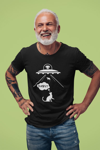 Alien Mouse Abduction Men's Graphic Tee