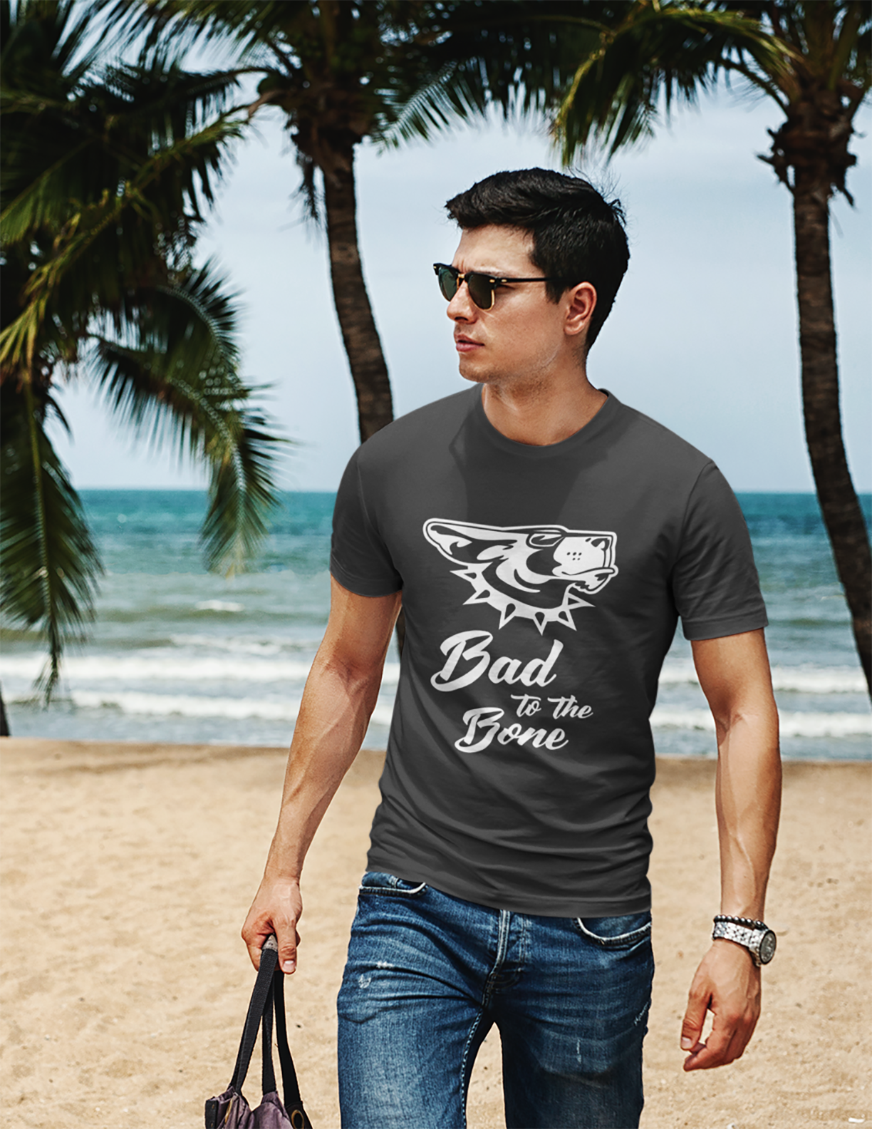 Bad To The Bone Men's Graphic Tee