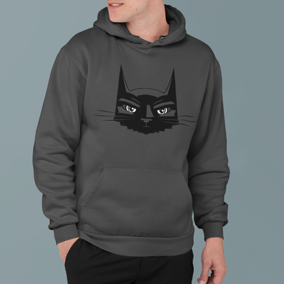 Bat Cat Men's Hooded Sweatshirt