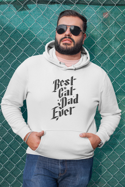 Best Cat Dad Ever Men's Hooded Sweatshirt