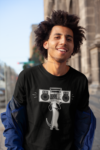 Boombox Dog Men's Graphic Tee