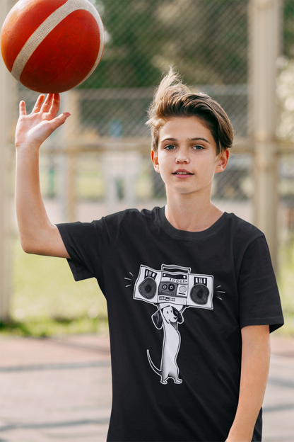 Boombox Dog Kid’s Heavy Cotton Graphic Tee