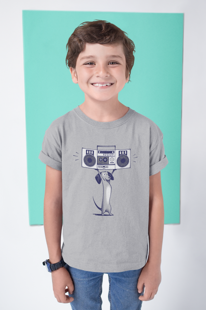 Boombox Dog Kid’s Heavy Cotton Graphic Tee