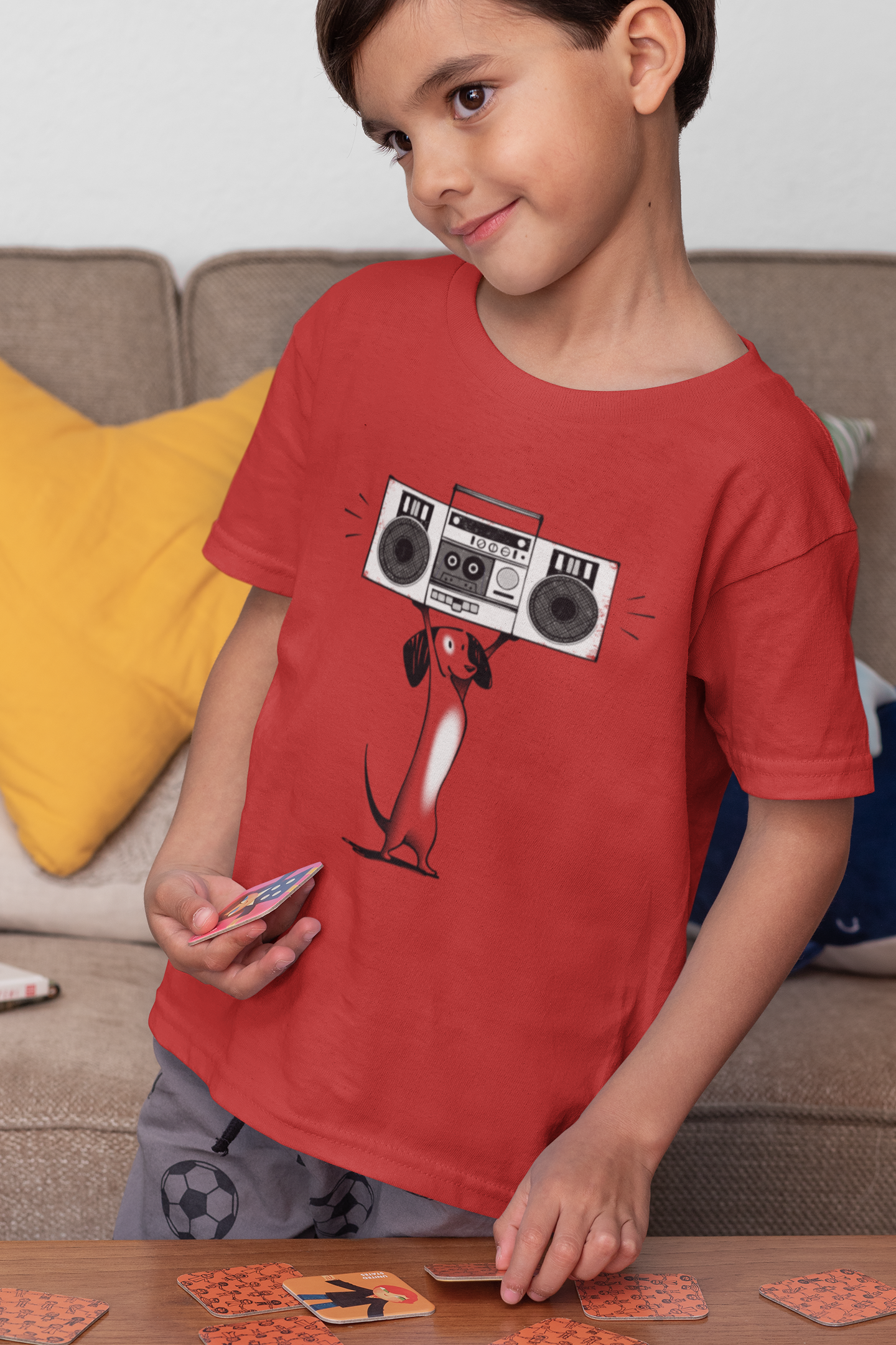 Boombox Dog Kid’s Heavy Cotton Graphic Tee