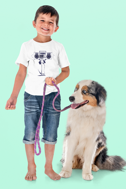 Boombox Dog Kid’s Heavy Cotton Graphic Tee