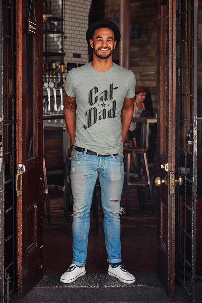 Sophisticated Cat Dad Men's Graphic Tee