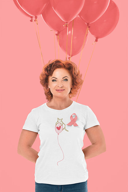 Cat on Heart Strings Women's Graphic Tee