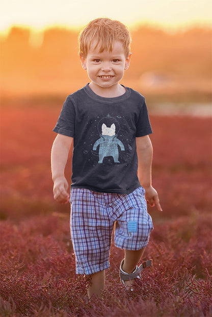 Dog in Space Kid's Heavy Cotton Tee