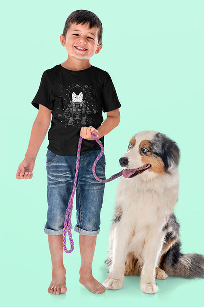 Dog in Space Kid's Heavy Cotton Tee