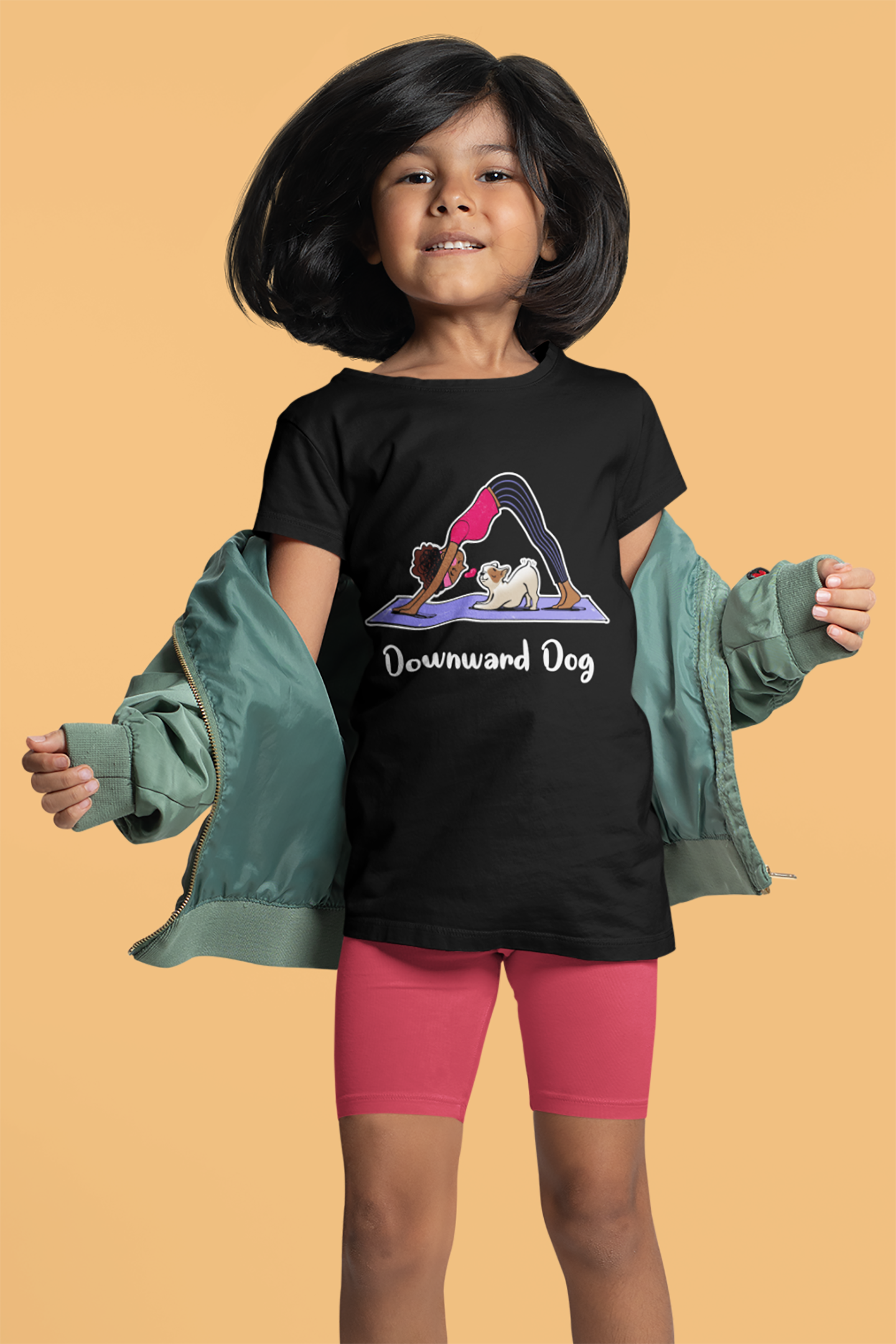 Downward Dog Kid’s Heavy Cotton Graphic Tee