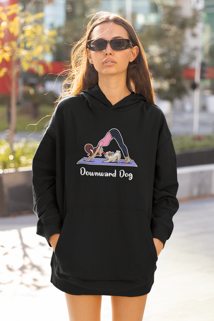 Downward Dog Women's Hooded Sweatshirt