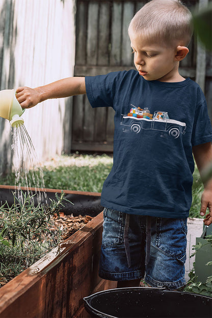 Ford Truck Beach Dog Kid's Graphic Tee