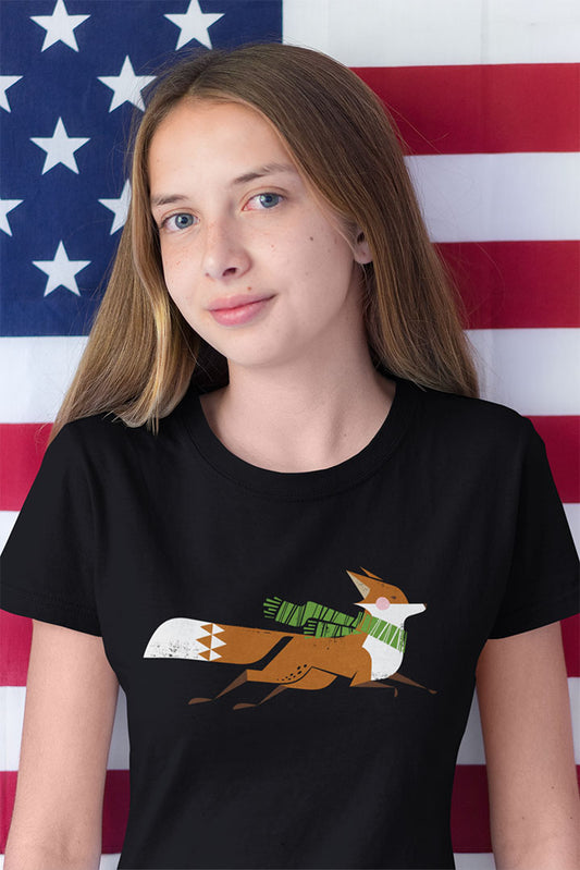 Fox on the Run Kid's Heavy Cotton Tee