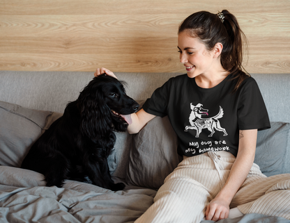 Dog Ate My Homework Women's Graphic Tee