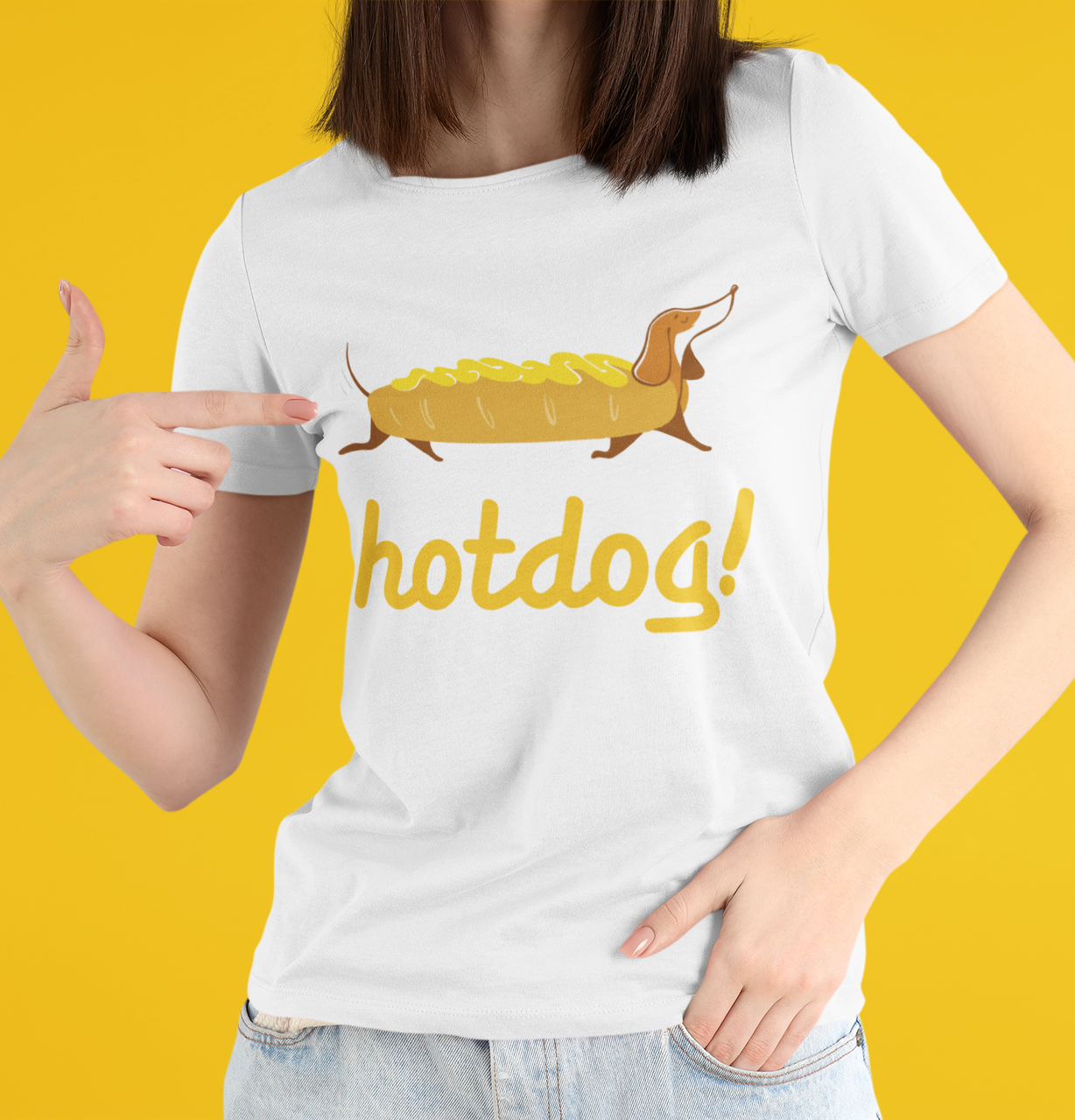 Hot Dog! Women's Graphic Tee