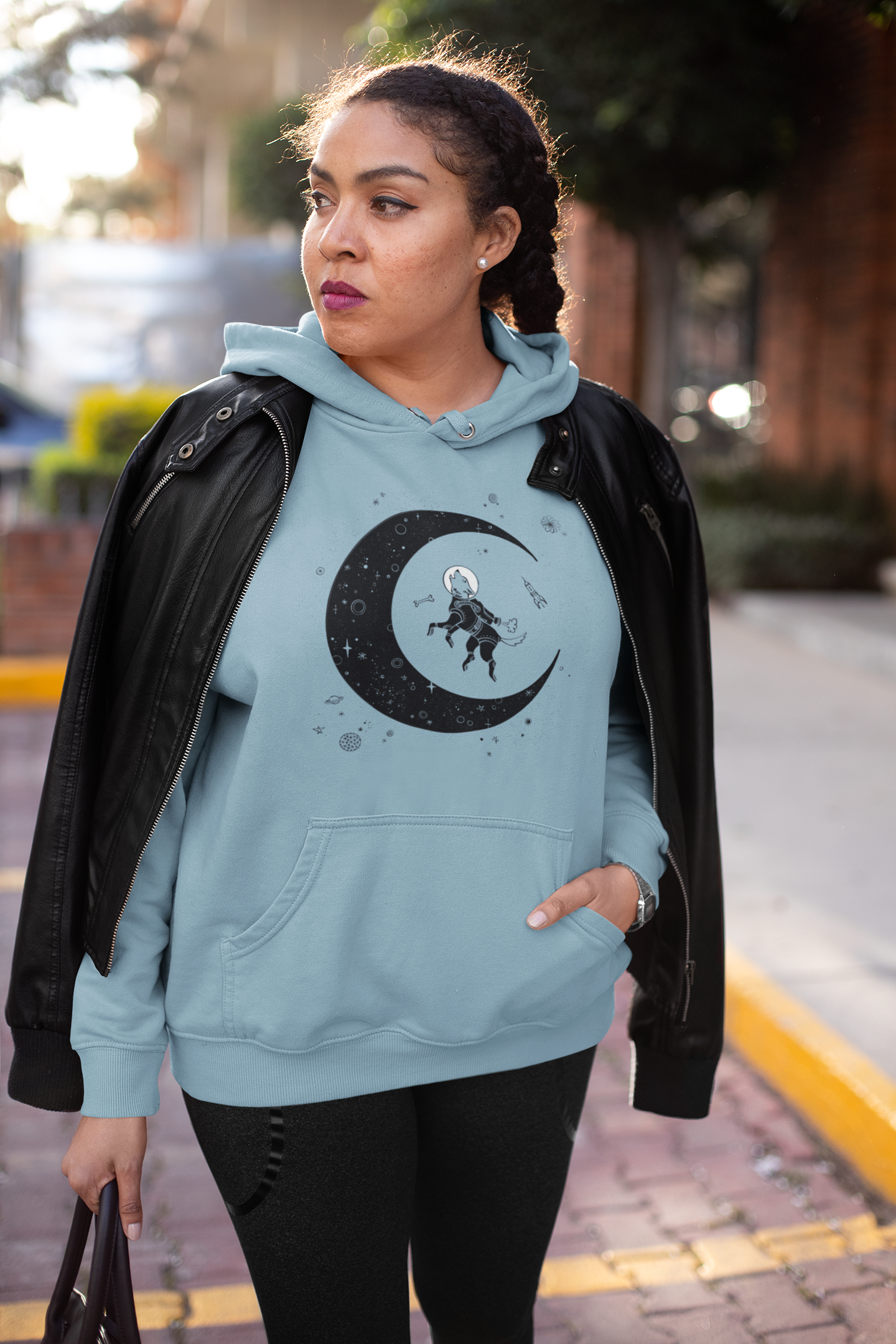 Moon Dog Women's Hooded Sweatshirt