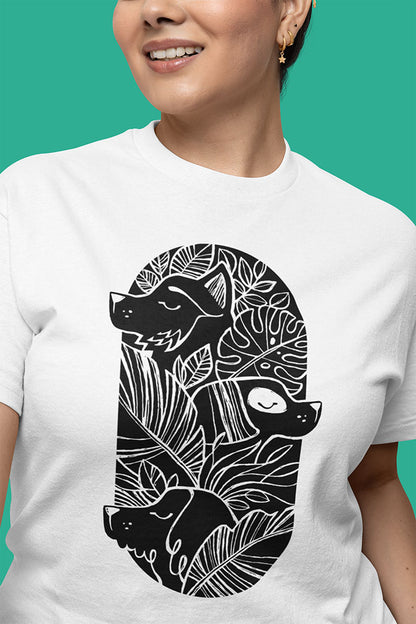 Go Wild with the Jungle Dogs Tee – Perfect for Dog Lovers!