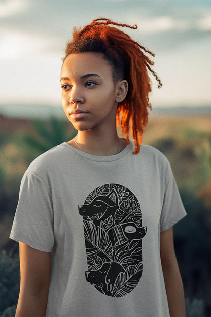Go Wild with the Jungle Dogs Tee – Perfect for Dog Lovers!