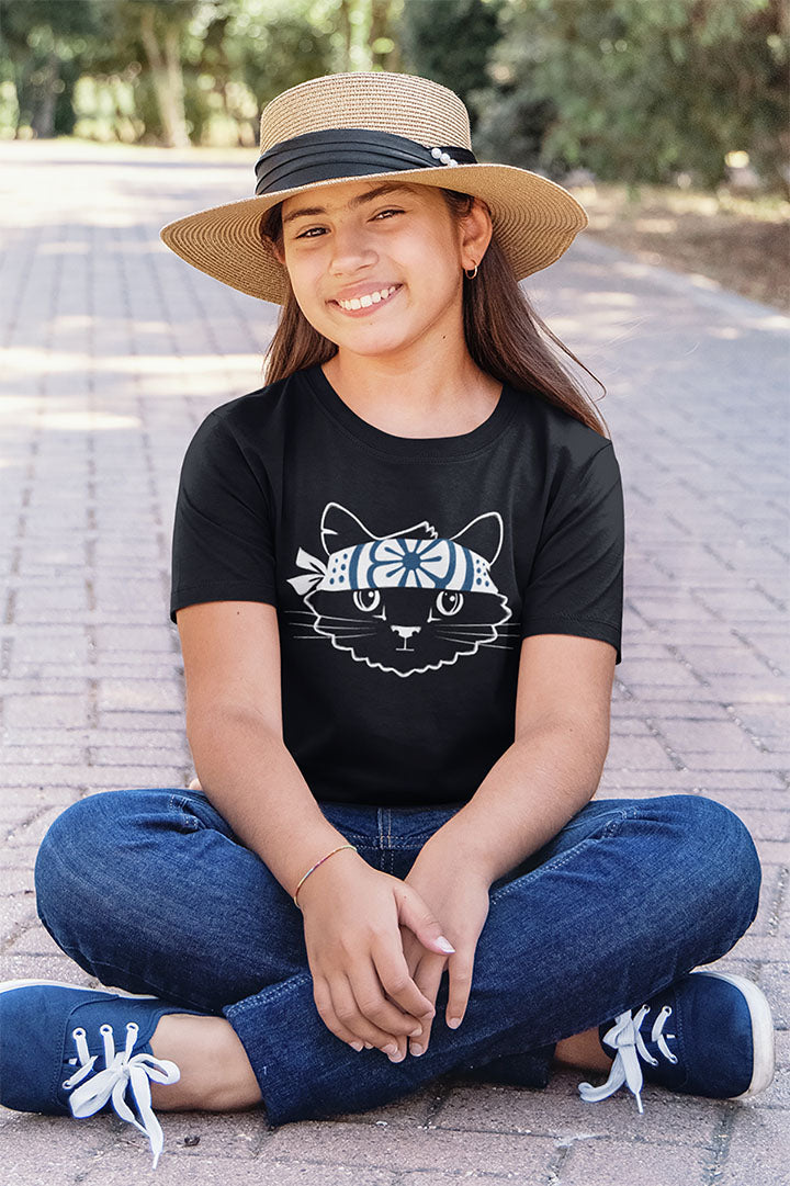 Karate Cat Kid’s Heavy Cotton Graphic Tee