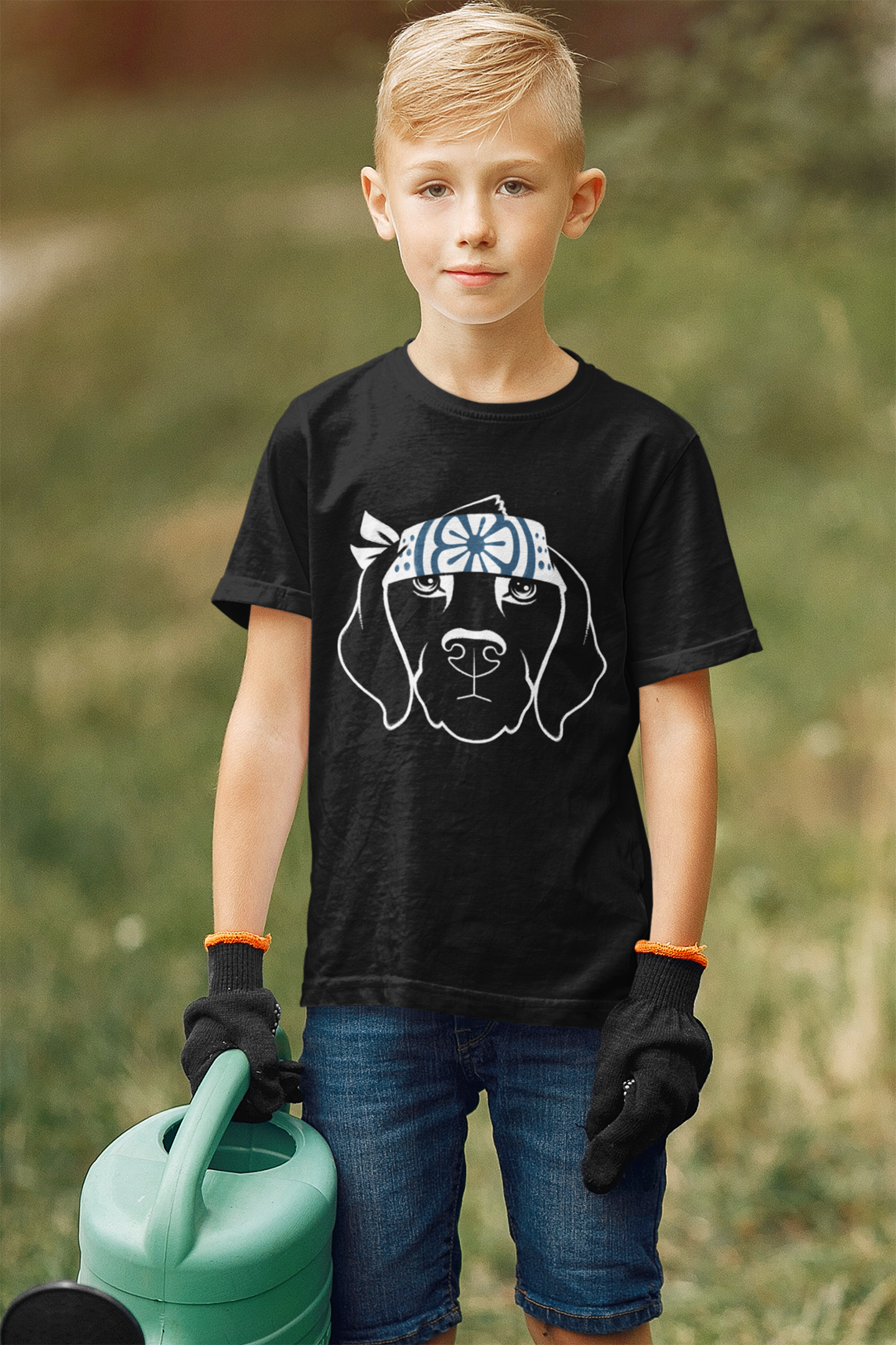 Karate Dog Kid’s Heavy Cotton Graphic Tee