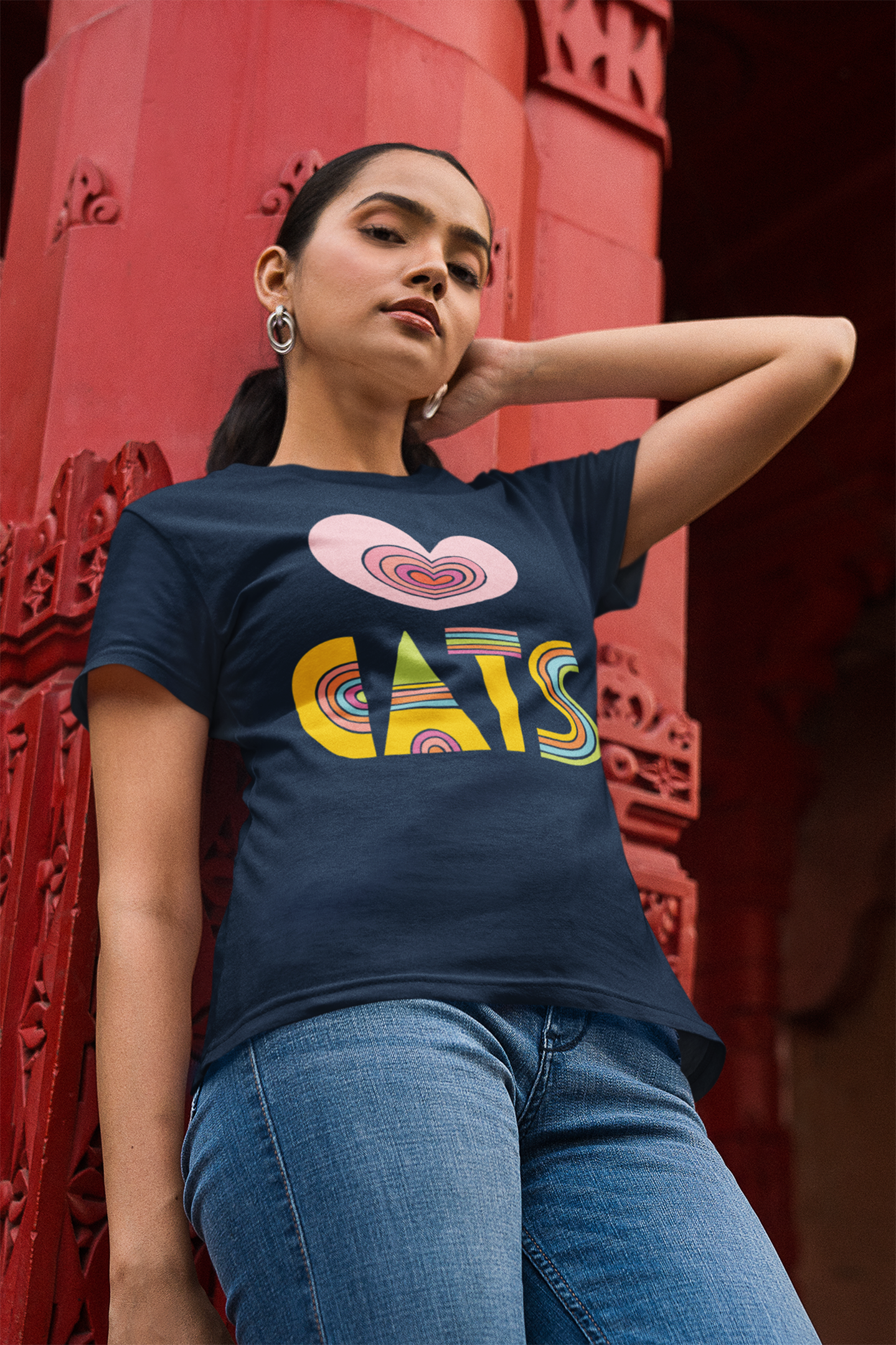 Love Cats Women's Graphic Tee