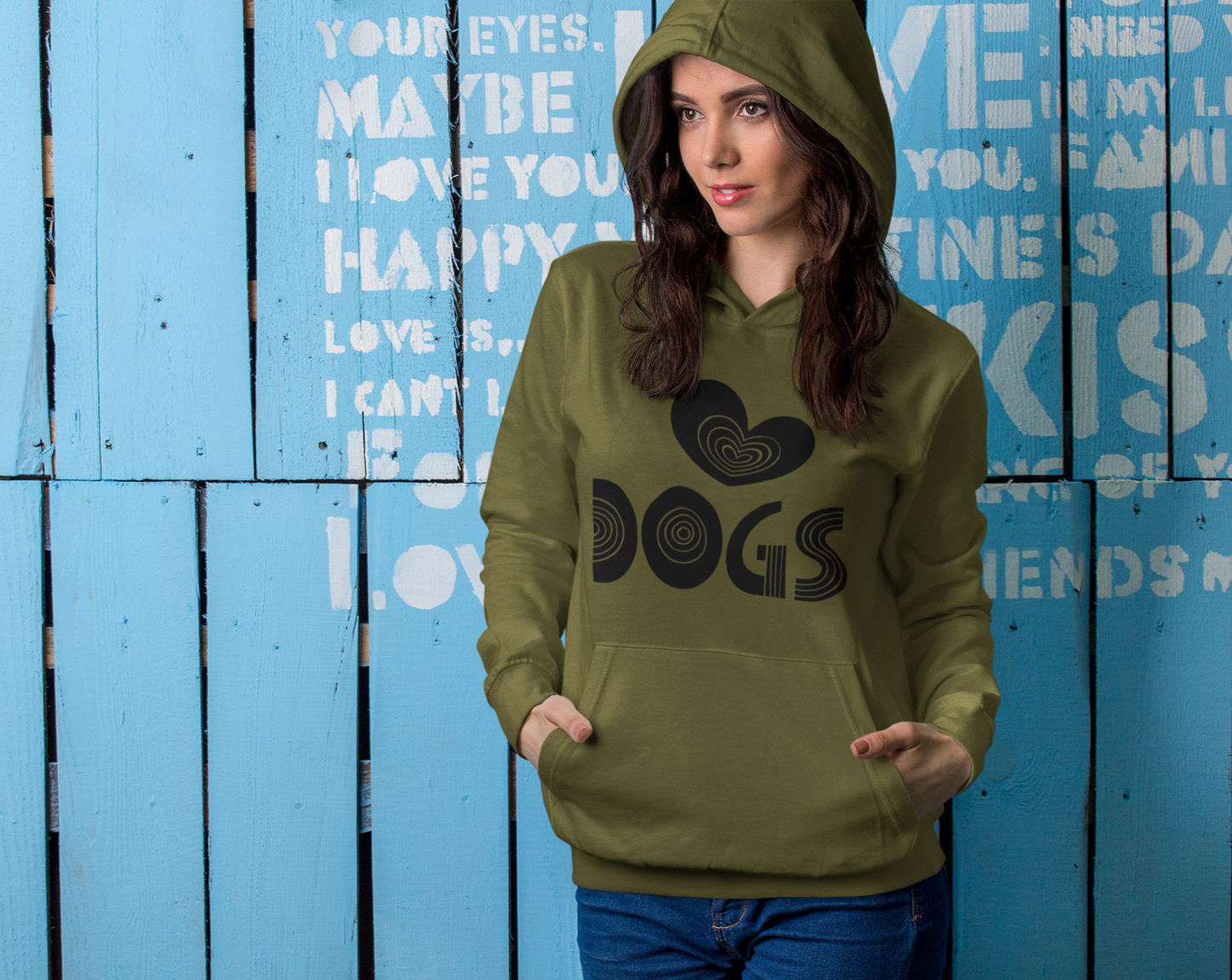 Love Dogs Women's Hooded Sweatshirt