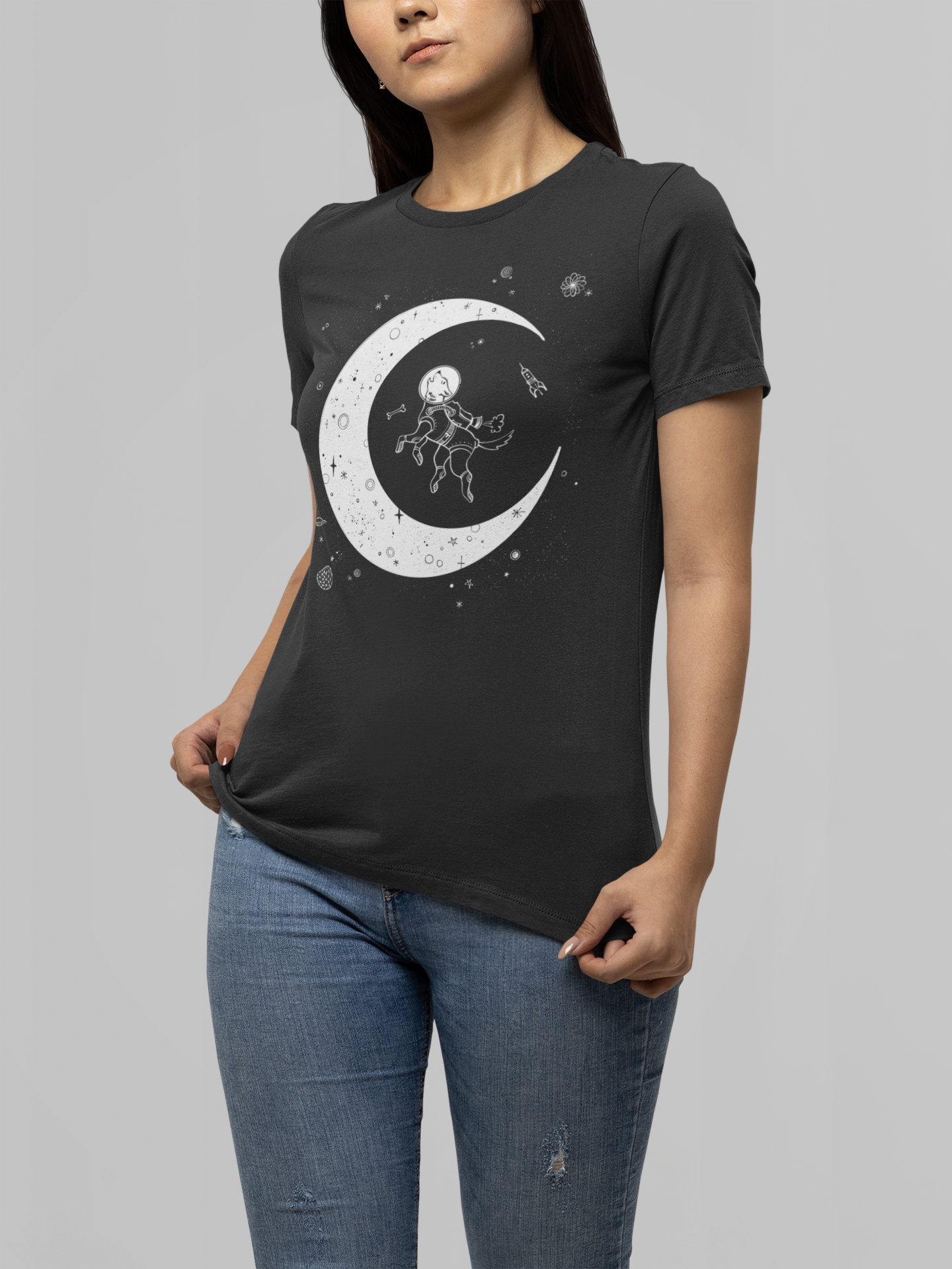 Moon Dog Women's Graphic Tee