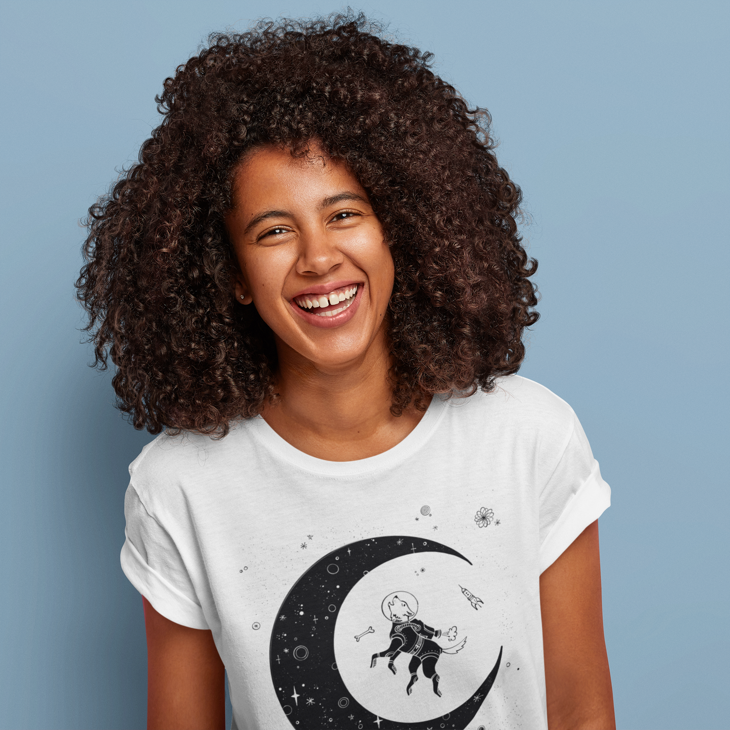 Moon Dog Women's Graphic Tee