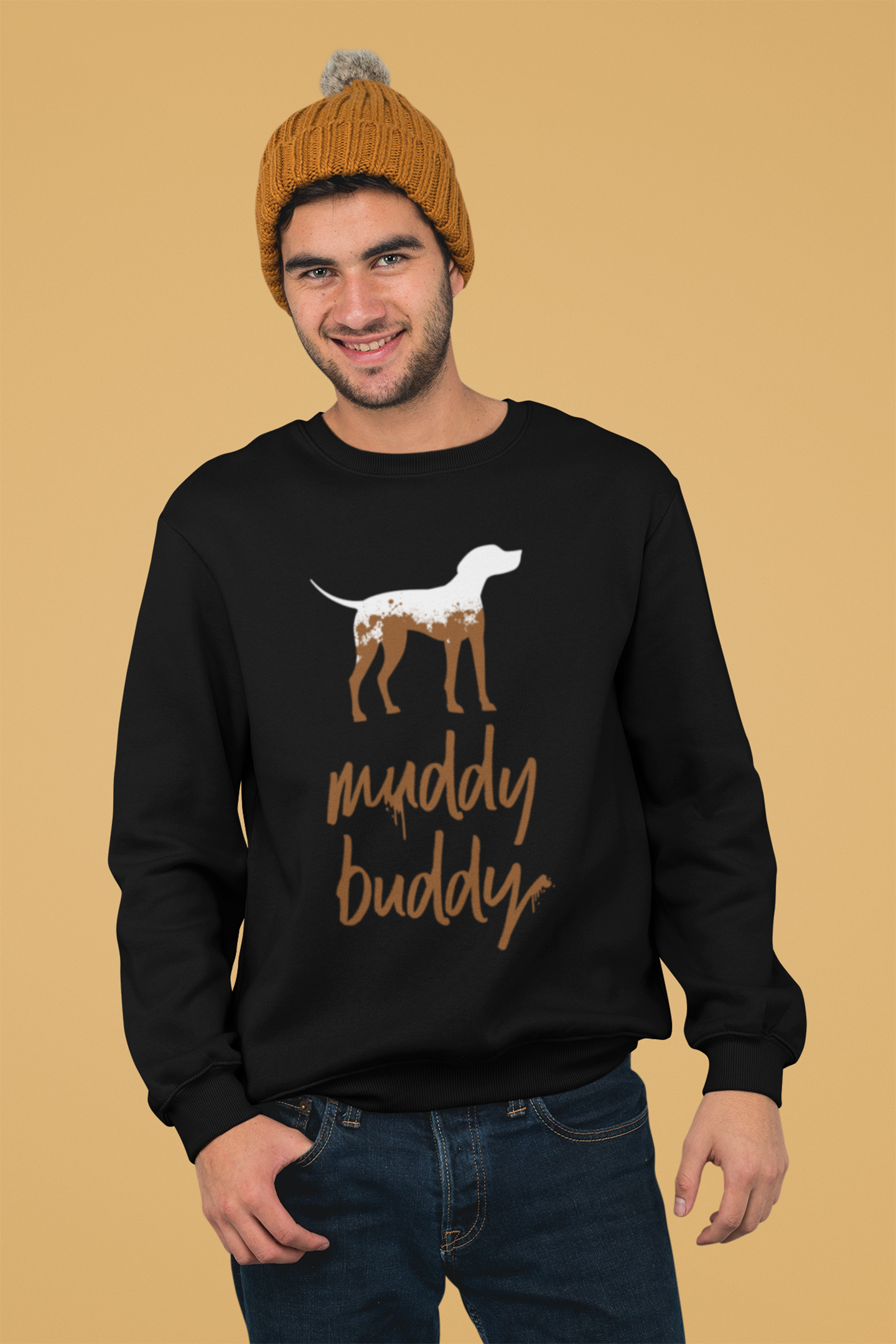 Muddy Buddy Men's Heavy Blend Crewneck Sweatshirt