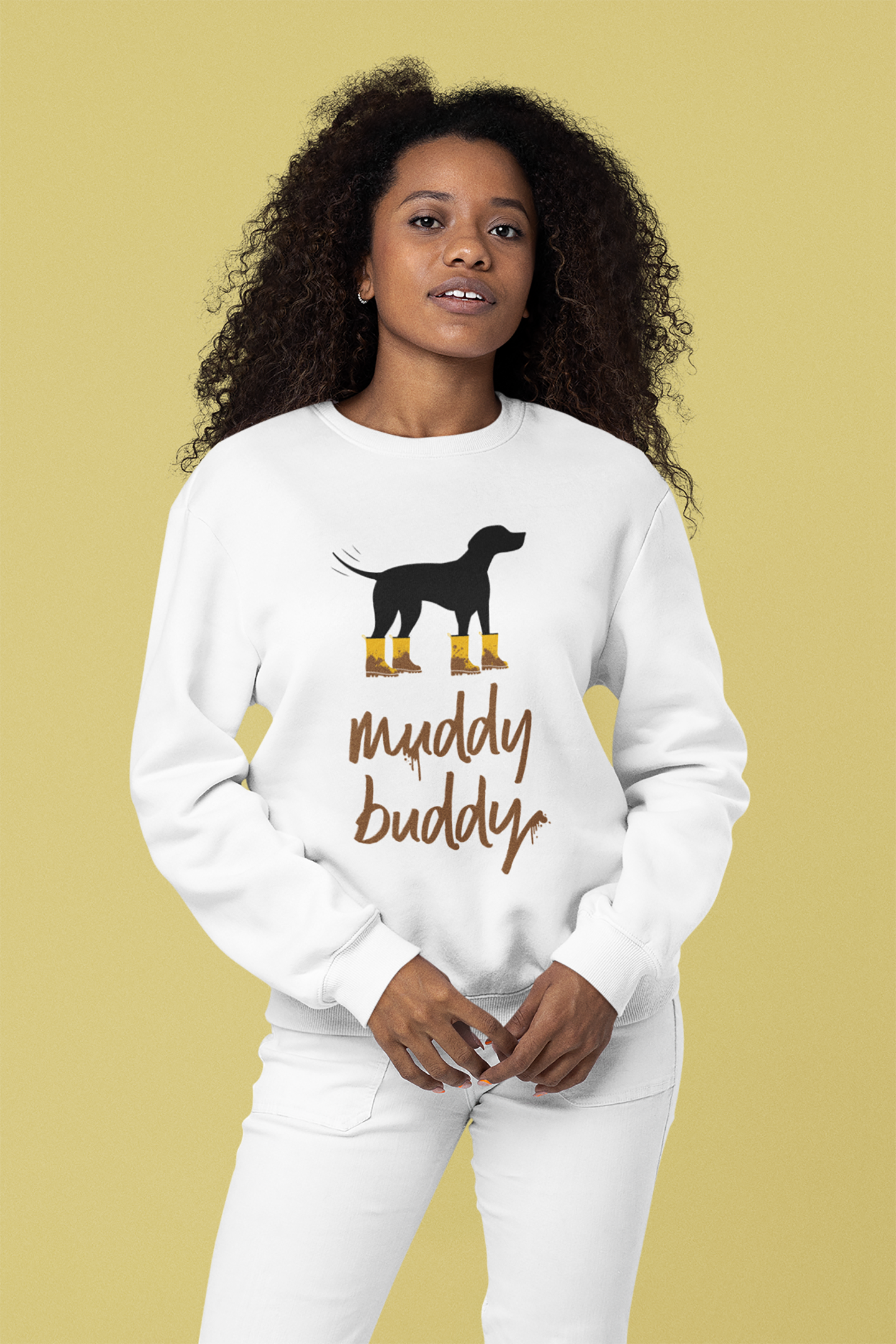 Muddy Buddy Women's Heavy Blend Crewneck Sweatshirt