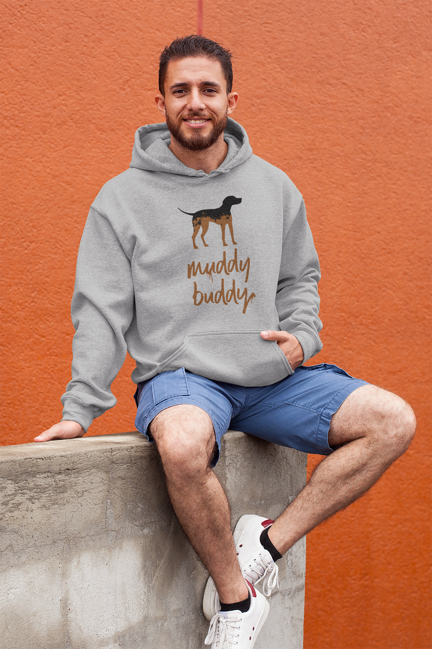 Muddy Buddy Men's Hooded Sweatshirt