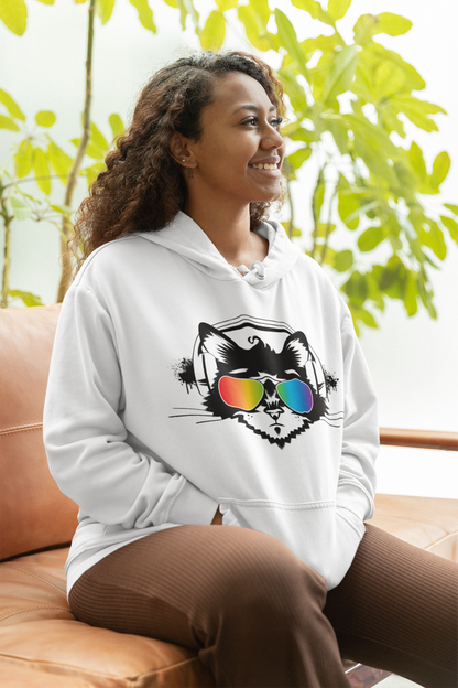 Music Cat Women's Hooded Sweatshirt