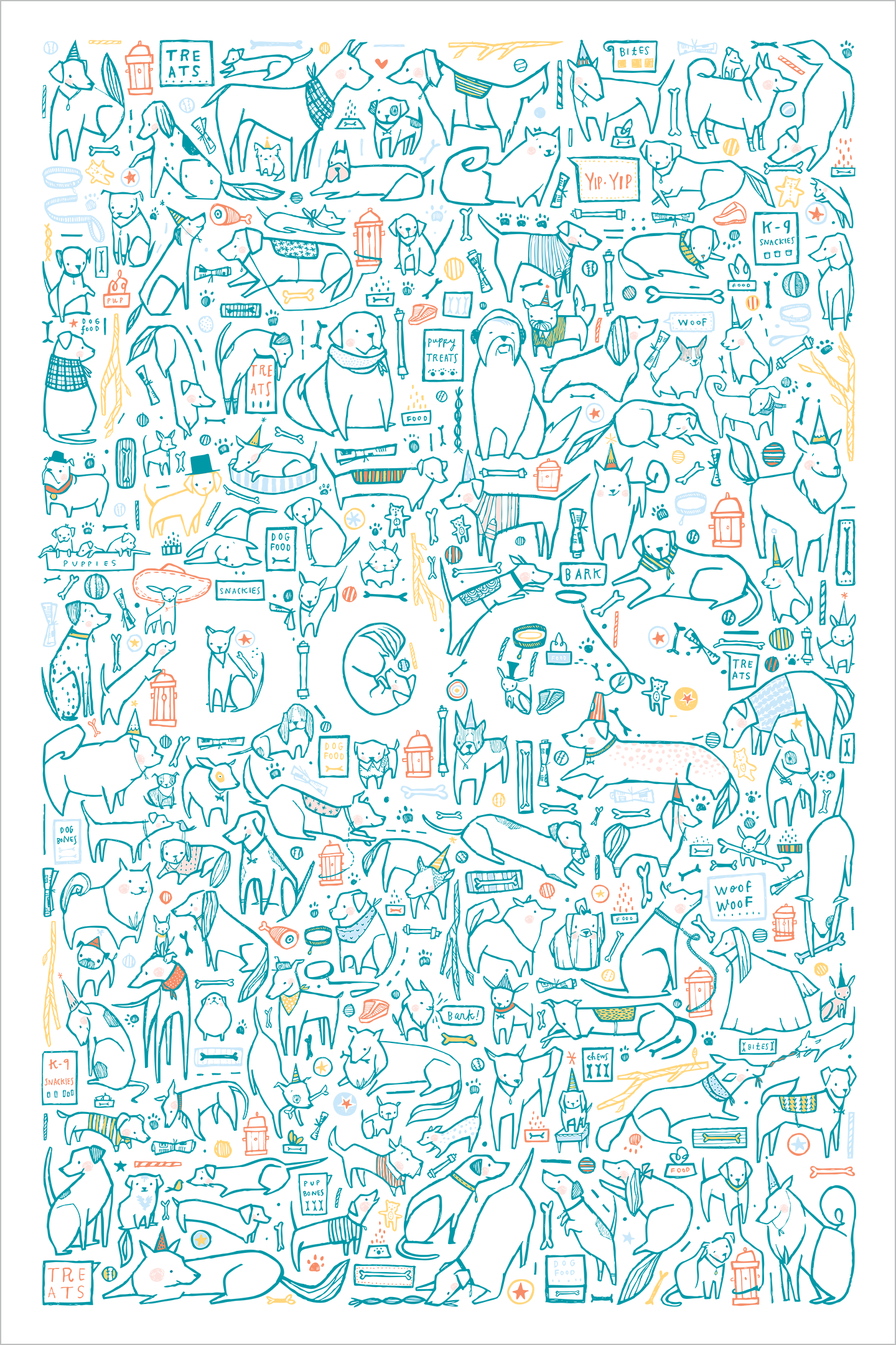 DOGS Premium Matte Vertical Poster