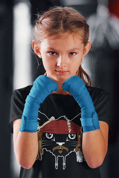 Pirate Cat Kids Heavy Cotton Graphic Tee