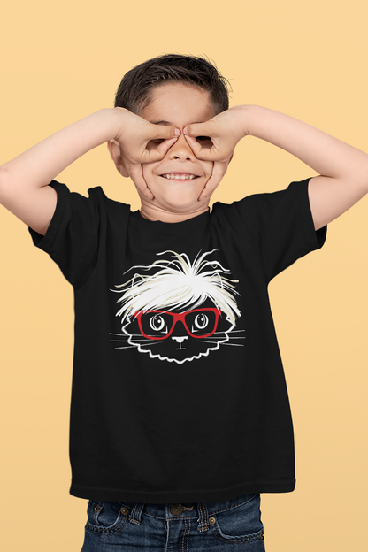 Pop Art Cat Kid's Heavy Cotton Tee