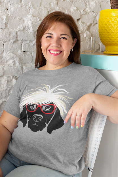 Pop Artist Dog Women's Graphic Tee