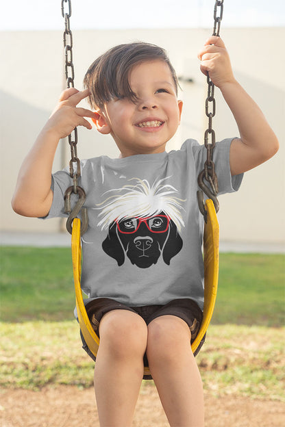 Pop Art Dog Kid's Heavy Cotton Tee