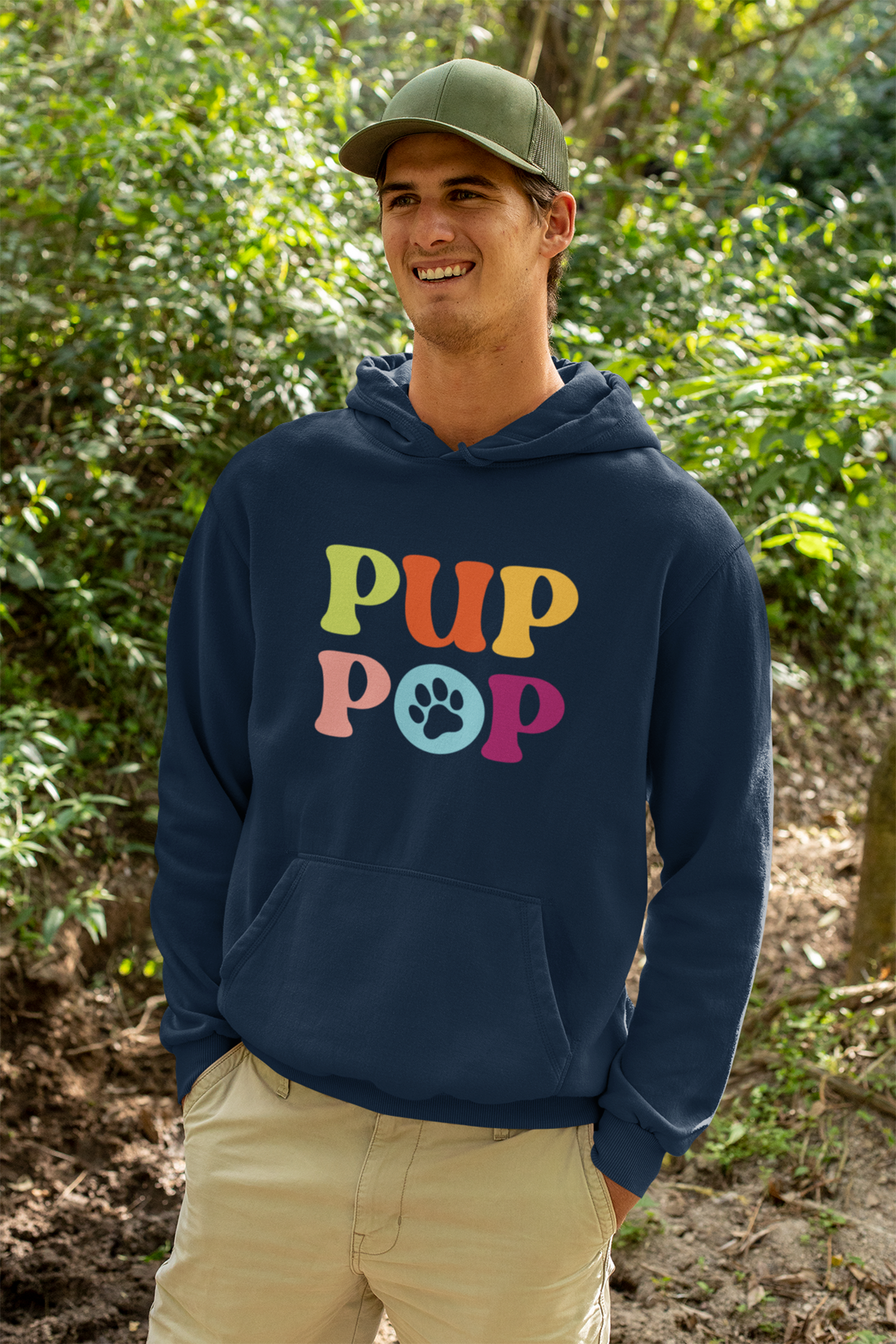 Pup Pop Men's Hooded Sweatshirt