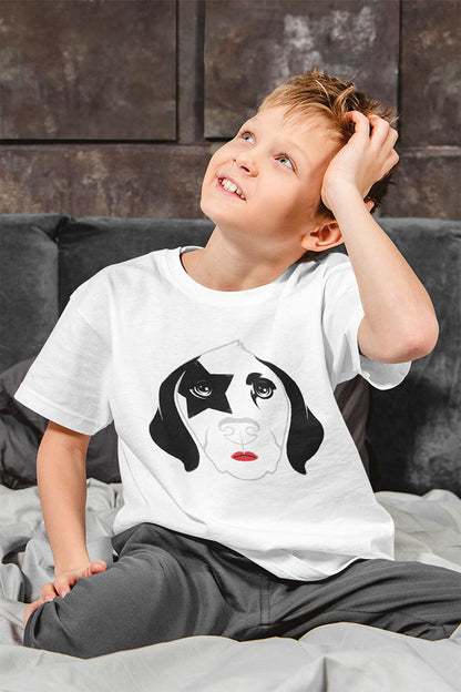 Rock 'n' Roll Dog Kids Heavy Cotton Graphic Tee