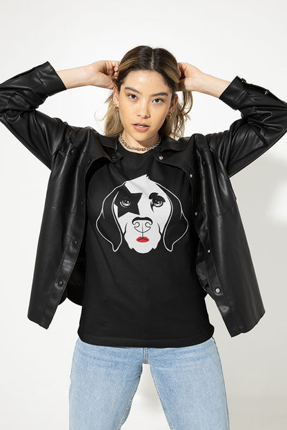 Rock 'n' Roll Dog Women's Graphic Tee